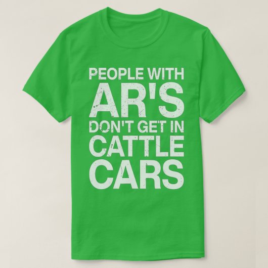 Arsを持つ人々は牛車に乗らない(35) Tシャツ (デザイン正面)