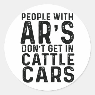 Ar's Do Get In Cars Cars Sticker ラウンドシール