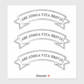 ARS LONGA VITA BREVIS – アートは長く、ライフはSh シール (シート)