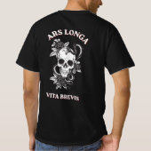 Ars Longa Vita Brevis ドクロと蛇 Tシャツ (裏面)
