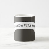 ARS LONGA VITA BREVIS - 芸術は長く人生は短い コーヒーマグカップ (中央)