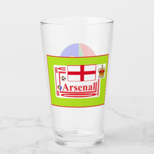 Arsenal 07 Trinkglas タンブラーグラス (正面)