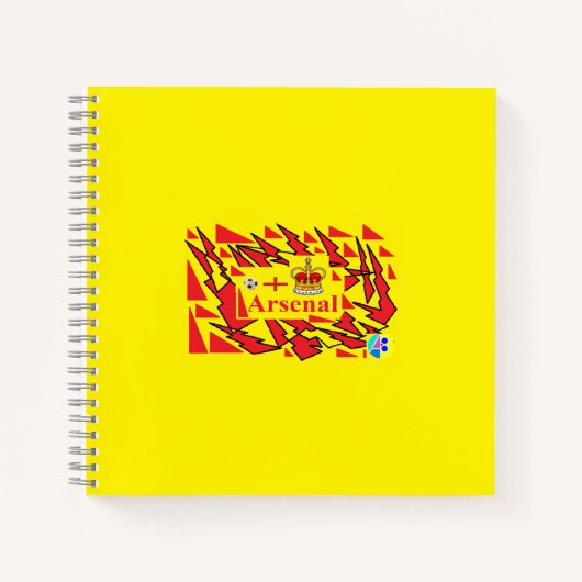 Arsenal 11 Spiralnotizblock Notizblock ノートブック (正面)