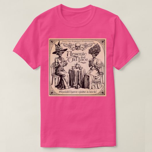 Arsenic and Old Lace Tシャツ (デザイン正面)