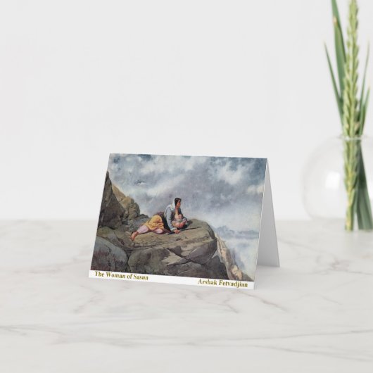 Arshak FetvadjianのSasunの女性 カード (正面)