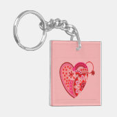 ARTを持つアクリルキーチェーン キーホルダー (正面左)