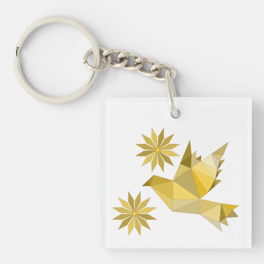 ARTを持つアクリルキーチェーン キーホルダー (正面)