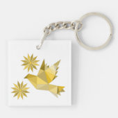 ARTを持つアクリルキーチェーン キーホルダー (裏面)