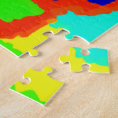 Artカラフル-数々のcolor抽象芸術スプラッシュ2020 ジグソーパズル (側面)