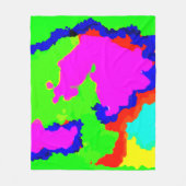 Artカラフル-数々のcolor抽象芸術スプラッシュ2020 フリースブランケット (正面)