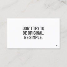 ARTミニマルな名刺