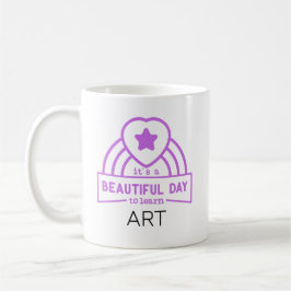 ART教師のための美しい一日 コーヒーマグカップ