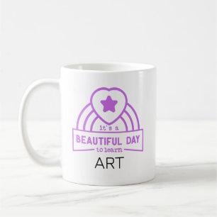 ART教師のための美しい一日 コーヒーマグカップ