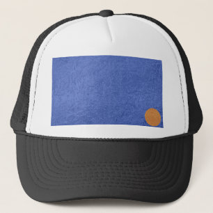 Art101金ゴールドのシール-青い果実のサテンの絹のブランク キャップ