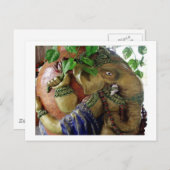 ART101 Ganesha with Holy Water KALASHA ポストカード (正面/裏面)