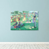 art2祝：ドロレス公園の日曜日の午後 キャンバスプリント (インサイチュ (ウッドフロア))