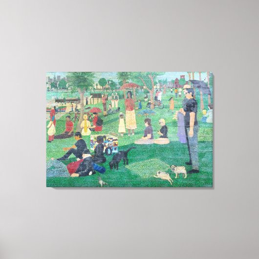 art2祝：ドロレス公園の日曜日の午後 キャンバスプリント (正面)