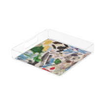 Art コンテンポラリー Lucite Tray by KeyAeseics