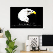 Art ポップ・アートの Eagle Leadership Poster ポスター (ホームオフィス)
