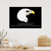 Art ポップ・アートの Eagle Leadership Poster ポスター (キッチン)