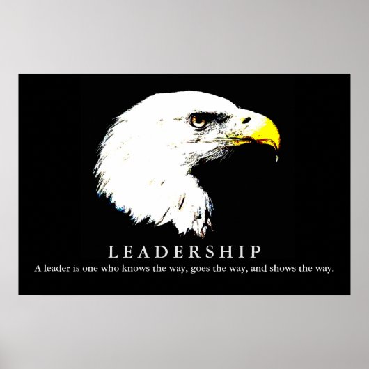 Art ポップ・アートの Eagle Leadership Poster ポスター (正面)