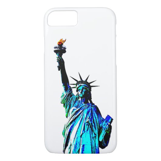 Art ポップ・アートの Lady Liberty iPhone 7ケース Case-Mate iPhoneケース (裏面)