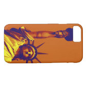 Art ポップ・アートの Lady Liberty iPhone 7ケース Case-Mate iPhoneケース (裏面(横))