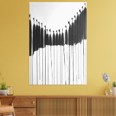 ART モダン Impersonal Society キャンバスプリント (インサイチュ (リビング))