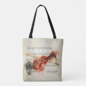 #Art モダン - #Violin – トートバッグ (裏面)