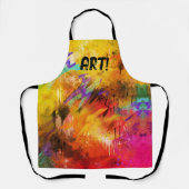 ART!色彩の鮮やかプレメシアップ エプロン (正面)
