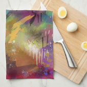 ART!色彩の鮮やかプレメシアップ キッチンタオル (四つ折り)