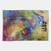 ART!色彩の鮮やかプレメシアップ キッチンタオル (横)