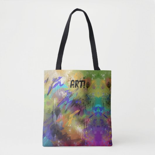 ART!色彩の鮮やかプレメシアップ トートバッグ (正面)