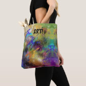 ART!色彩の鮮やかプレメシアップ トートバッグ (クローズアップ)