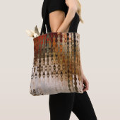 art abstract colorful geometric intersection backg トートバッグ (クローズアップ)