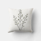 Art Abstract Earthy Branch  クッション (裏面)