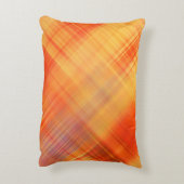 art abstract geometric diagonal lines pattern, blu アクセントクッション (裏面(縦))