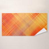 art abstract geometric diagonal lines pattern, blu バスタオル (バスタオル)