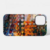 art abstract grunge texture backgroundart, texture iPhoneケース (裏面横)