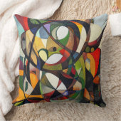 Art abstrait géométrique moderne 🎨 クッション (ブランケット)