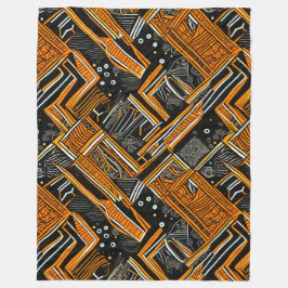 art africain フリースブランケット