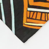 art africain フリースブランケット (角)