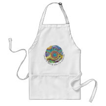 ART Apron with original art and quote