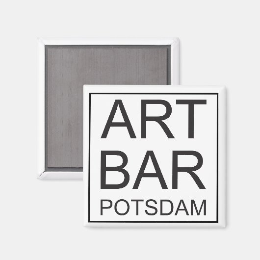 ART & Bar Potsdam Magnet Button by ARTCommerz マグネット (正面/裏面)