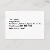 Art Br Debiビギー・カード 名刺 (裏面)