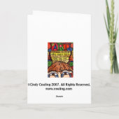 ART BRAINグリーティングカード カード (裏面)