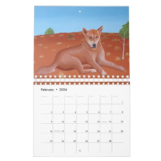 Art by Brian L Art カレンダー (2月 2026)