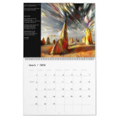 Art by David Ruhl - 2020カレンダー カレンダー (3月 2026)