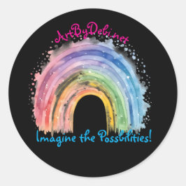 Art By Debiステッカー ラウンドシール