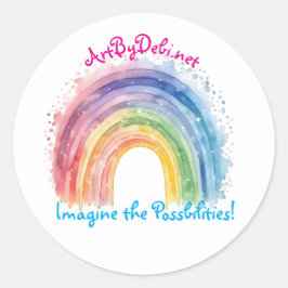 Art By Debiステッカー ラウンドシール